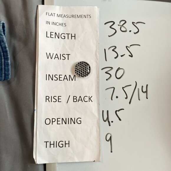 Gap blue with white polkadots skinny Jeans size 25 - Picture 13 of 13